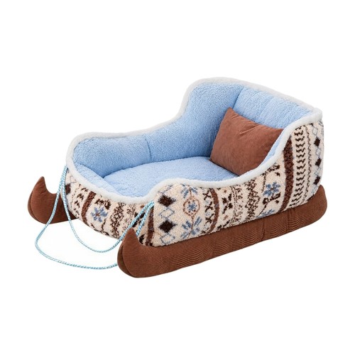 Semi enclosed pet bed - bed, with