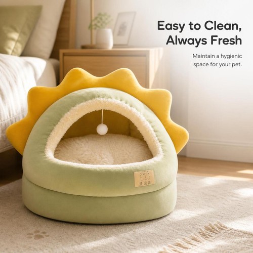 Pet hideout bed semi - pet,