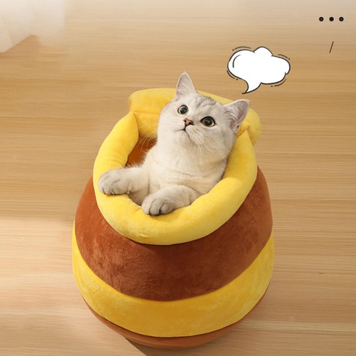 Cat bed honey pot - cat,