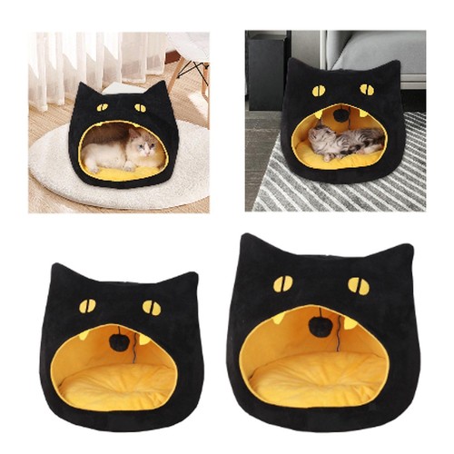 Semi enclosed pet cat nest - pet,