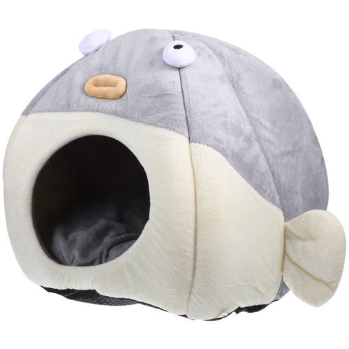 Reusable plush cat nest semi - plush,