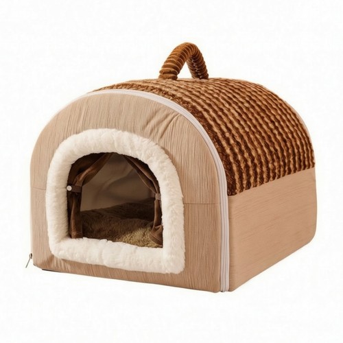Pet den bed semi enclosed - semi-enclosed, dog