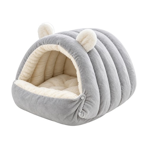 Semi enclosed pet den hooded - pet,