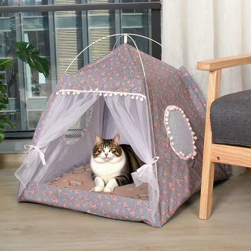 Semi enclosed cat tent - semi,