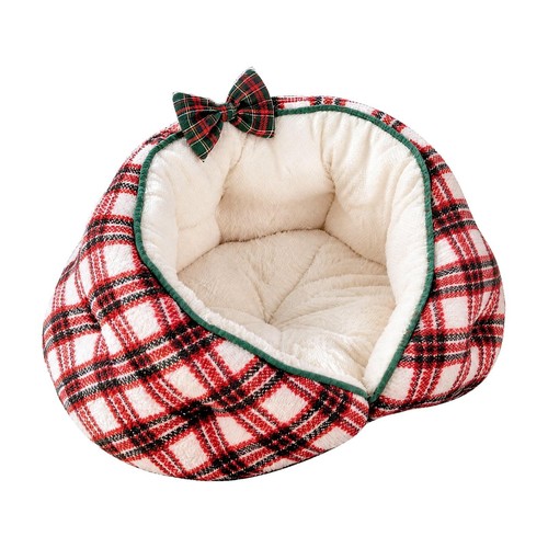 Padded semi enclosed pet - semi-enclosed, bed