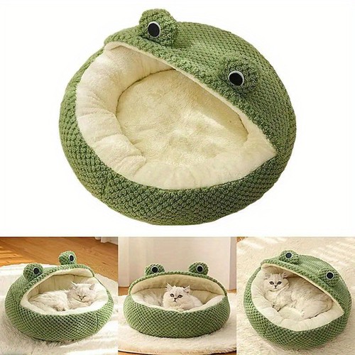 Semi enclosed cat bed small - semi-enclosed,