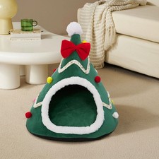 XL Christmas Tree Cat Bed Cute